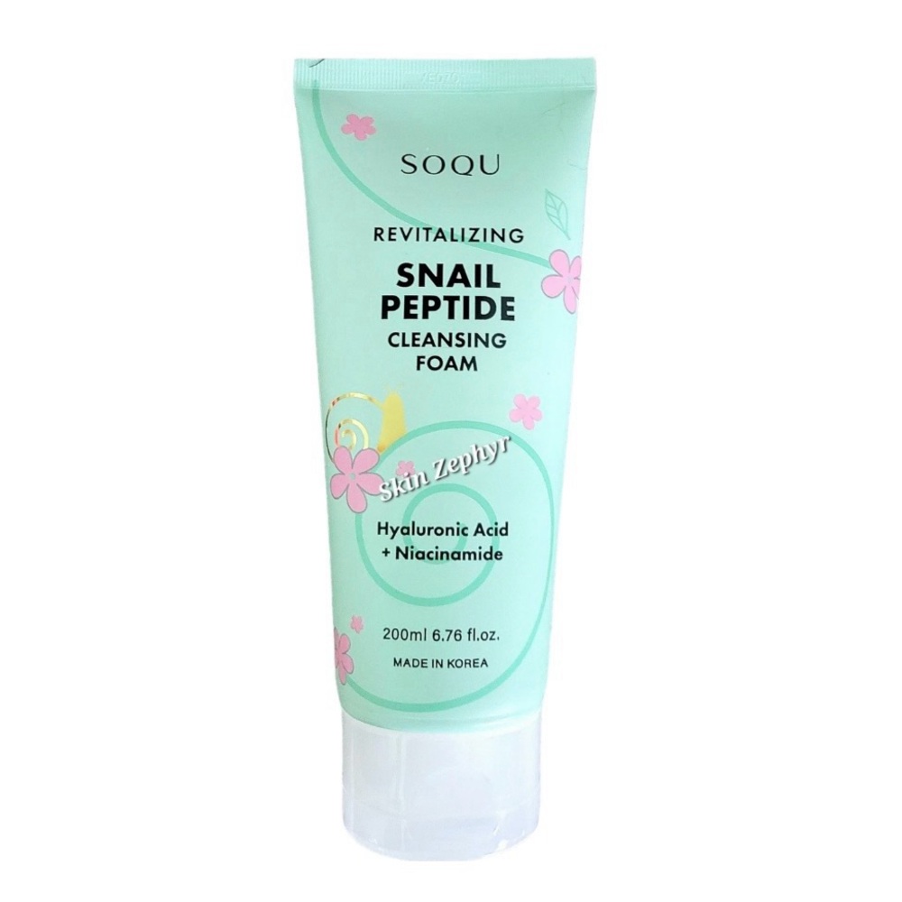 🌟5 for $25🌟 SOQU revitalizing snail, peptide cleansing foam